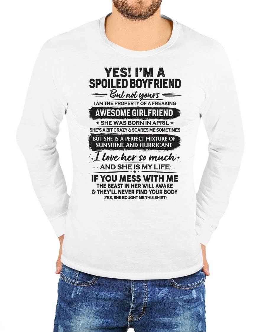 APRIL - I'M A SPOILED BOYFRIEND - GIFT FROM WIFE/GIRLFRIEND - NIKI04 (SKU26T-01250-04)