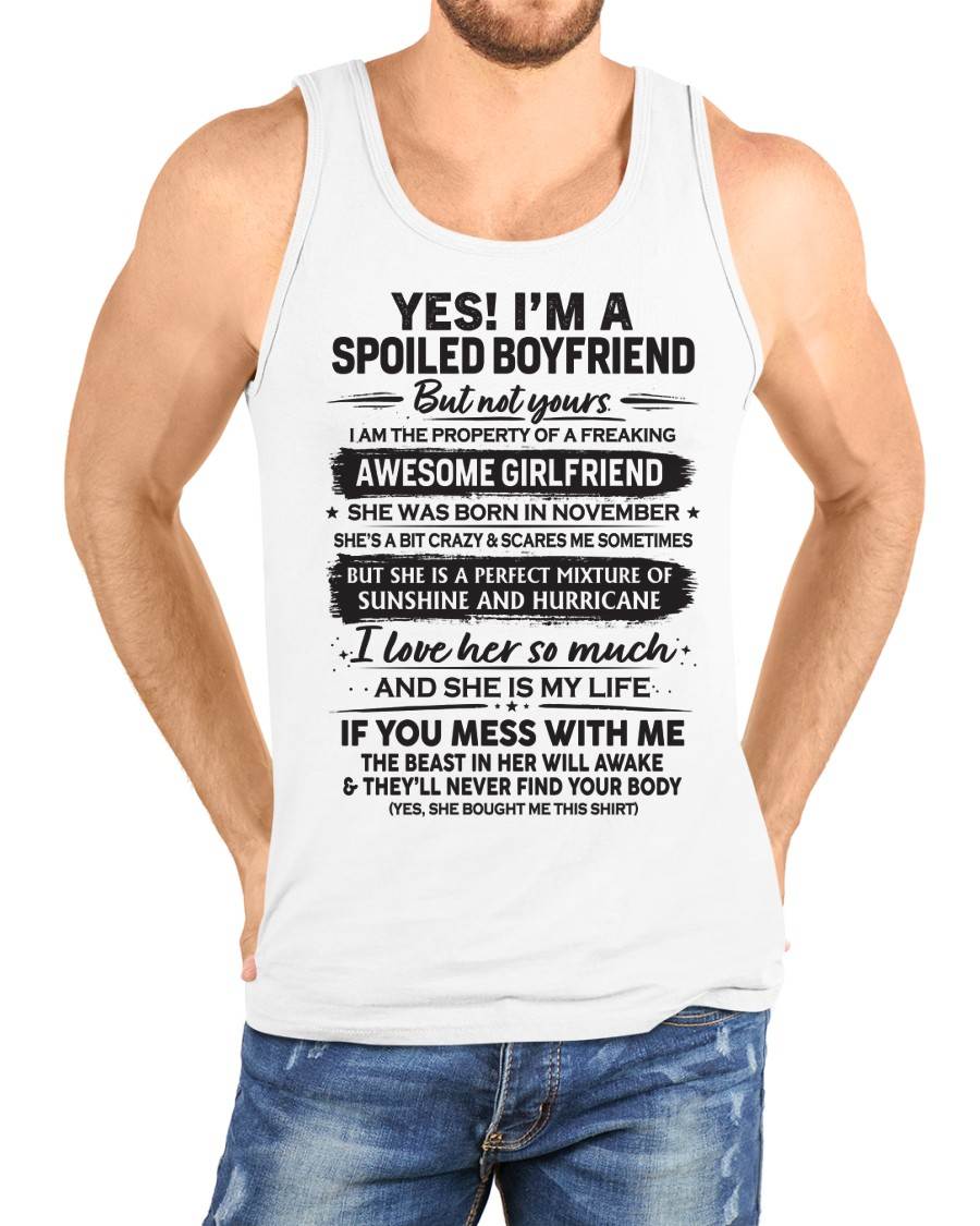 NOVEMBER - I'M A SPOILED BOYFRIEND - GIFT FROM WIFE/GIRLFRIEND - NIKI11 (SKU26T-01250-11)