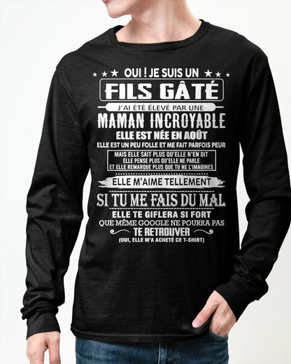 AOÛT - FILS GÂTÉ – CADEAU DE MAMAN - KATE08 (SKU26T-0172-08)