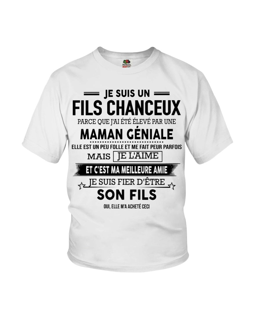 JE SUIS UN FILS GÂTÉ – CADEAU DE MAMAN INCROYABLE - frKATE00