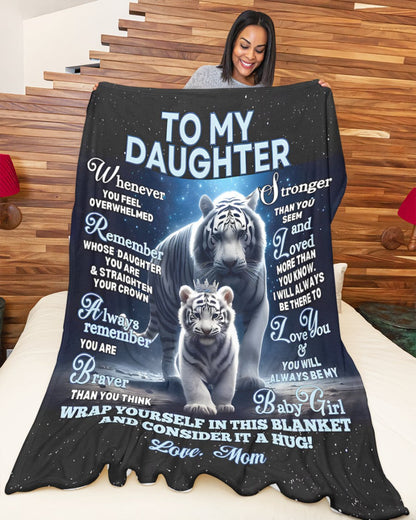 BLANKET FOR DAUGHTER – COMFORT & WARMTH GIFT FROM MOM Sherpa Fleece Quilt Blanket KATE00 (SKUB12-153)