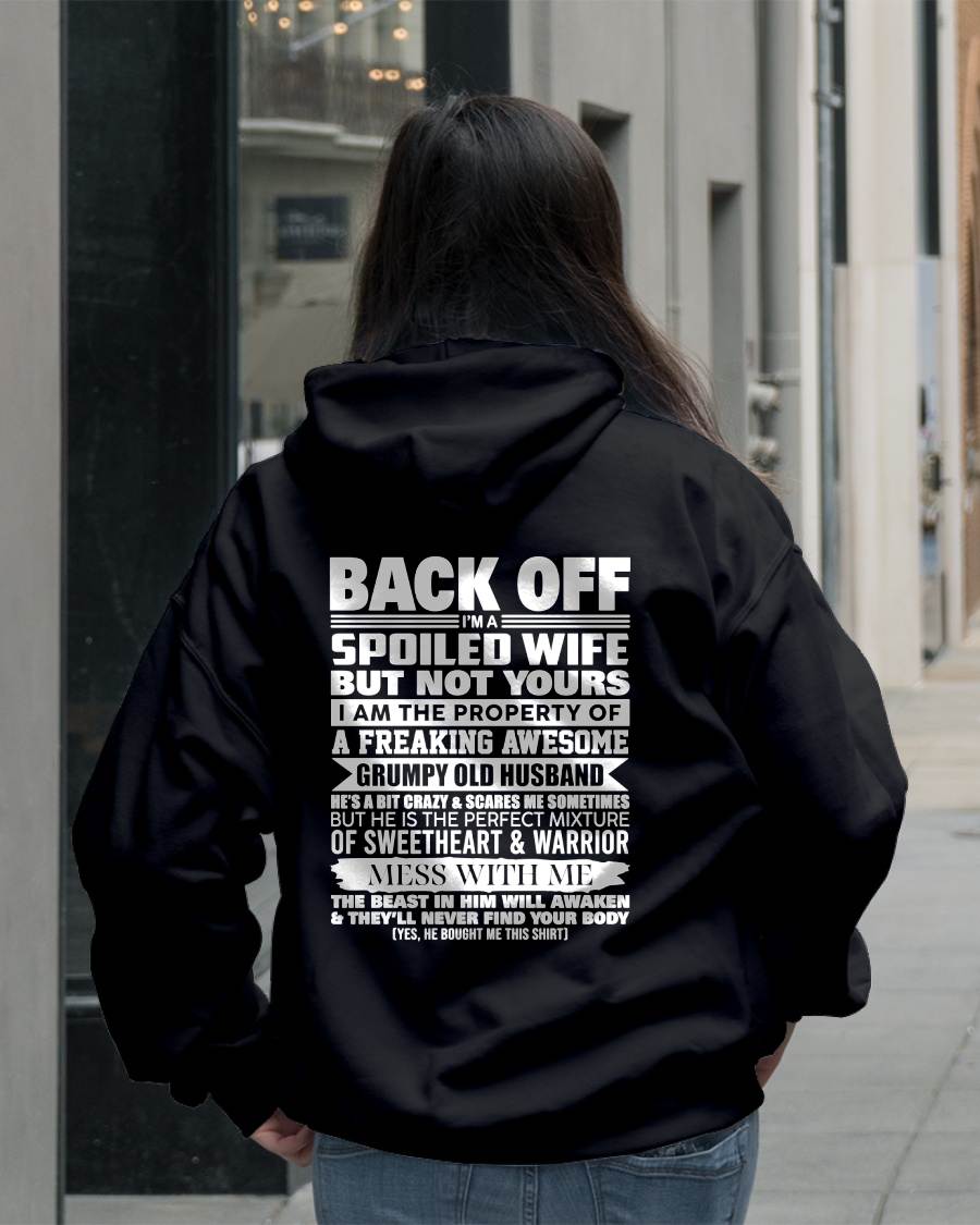 BACK OFF! I'M A SPOILED WIFE - GIFT FROM HUSBAND - NIKI00 (SKU2604-322-00)