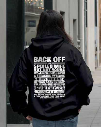 MAY - BACK OFF! I'M A SPOILED WIFE - GIFT FROM HUSBAND - NIKI05 (SKU2604-322-05)