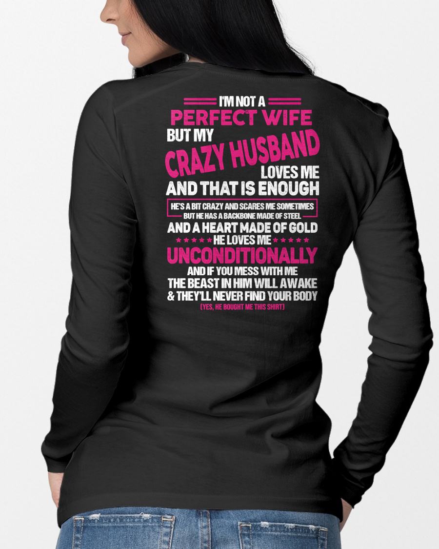 I'M NOT A PERFECT WIFE BUT MY HUSBAND LOVES ME - GIFT FROM HUSBAND - NIKI00 (SKU26T-01117-00)