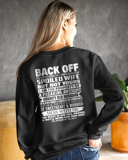BACK OFF! I'M A SPOILED WIFE - GIFT FROM HUSBAND - NIKI00 (SKU2604-322-00)