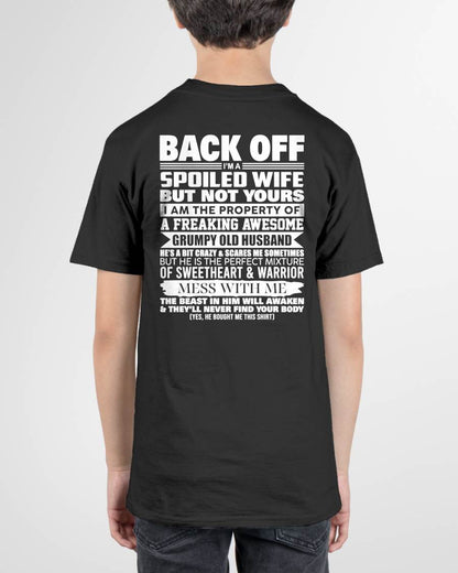 BACK OFF! I'M A SPOILED WIFE - GIFT FROM HUSBAND - NIKI00 (SKU2604-322-00)