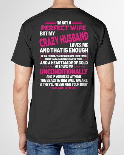 I'M NOT A PERFECT WIFE BUT MY HUSBAND LOVES ME - GIFT FROM HUSBAND - NIKI00 (SKU26T-01117-00)