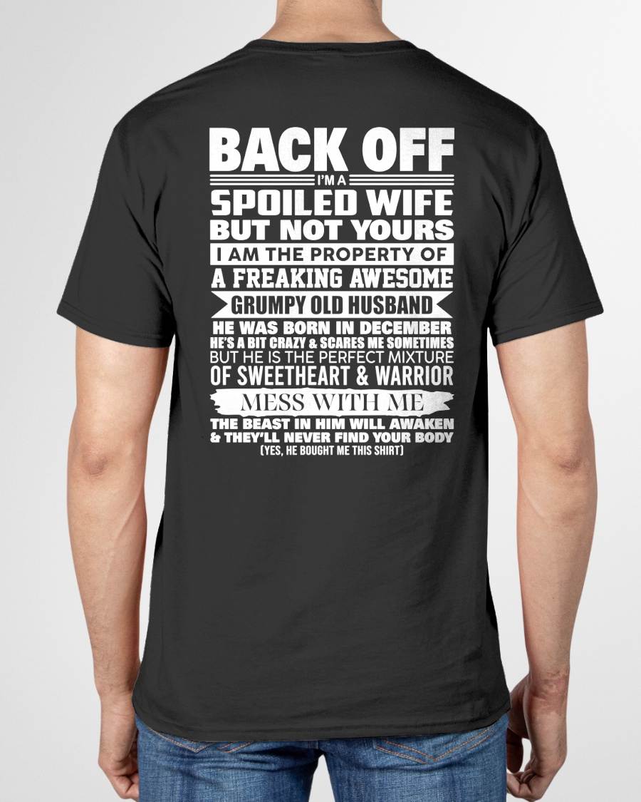 DECEMBER - BACK OFF! I'M A SPOILED WIFE - GIFT FROM HUSBAND - NIKI12 (SKU2604-322-12)