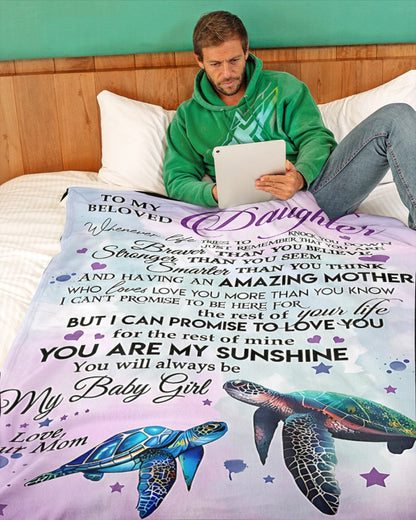 Special Gift For Your Daughter Blanket - From Mom
