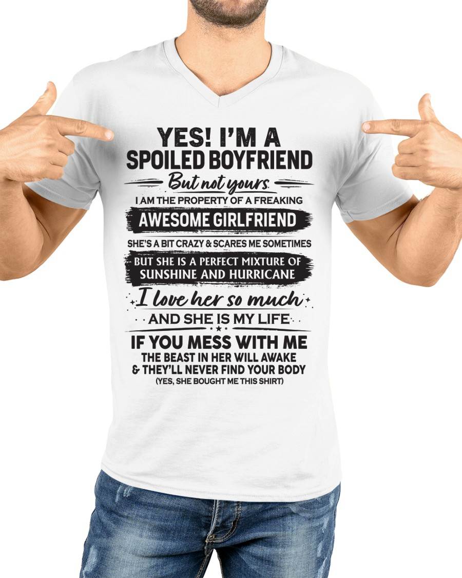 I'M A SPOILED BOYFRIEND - GIFT FROM WIFE/GIRLFRIEND - NIKI00 (SKU26T-01250-00)