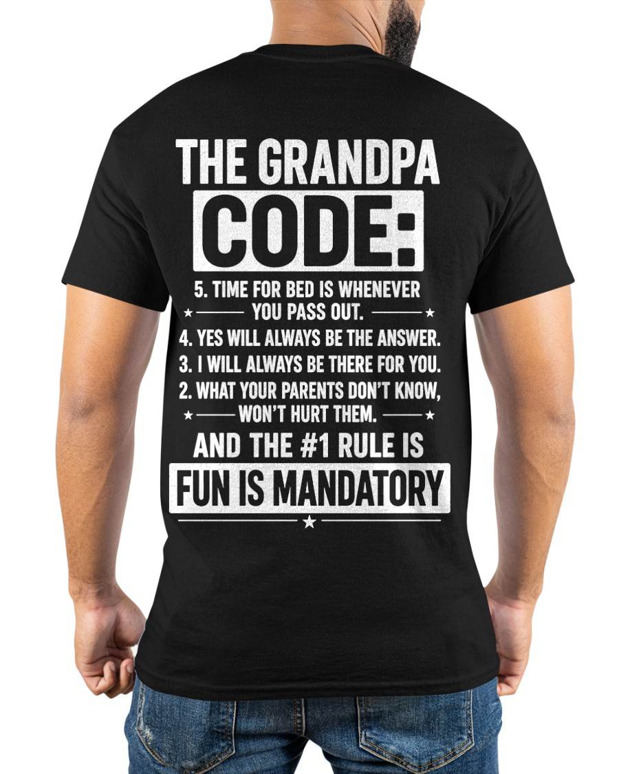 T SHIRT- GIFT FROM GRANDPA -NIKI (SKU2605-385)
