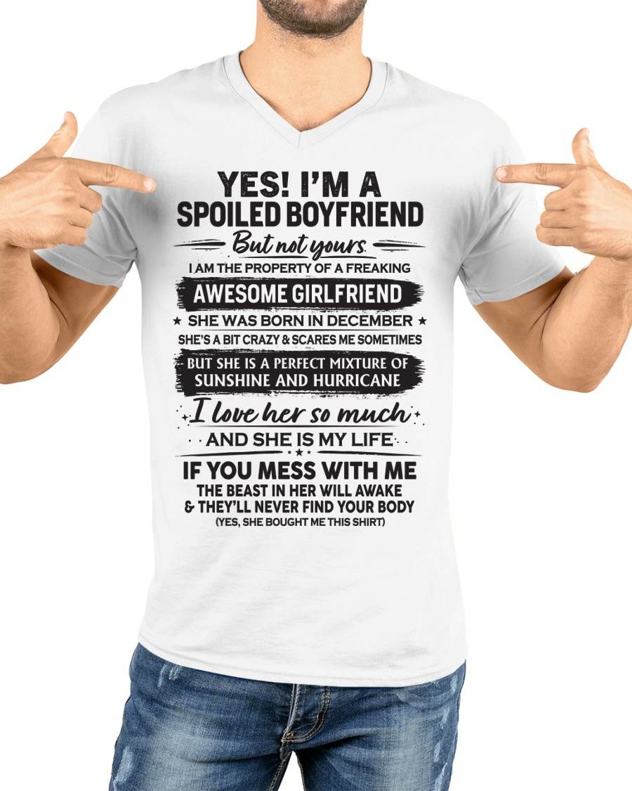 DECEMBER - I'M A SPOILED BOYFRIEND - GIFT FROM WIFE/GIRLFRIEND - NIKI12 (SKU26T-01250-12)