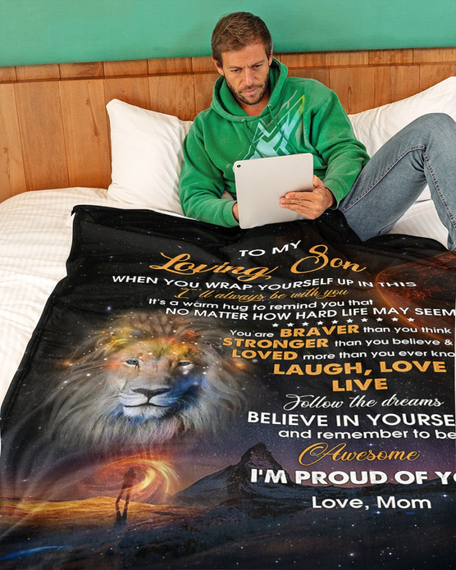 Special Gift For Your Son Blanket - From Mom