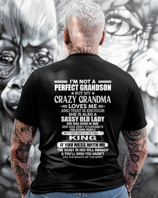 MAY - I AM NOT A PERFECT GRANDSON - GIFT FROM GRANDMA -NIKI05 - (SKU2607-191-05)