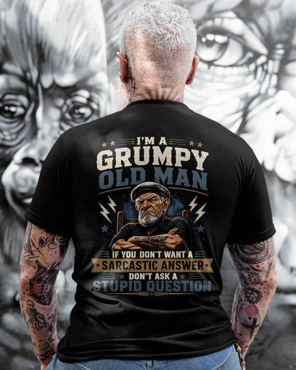 I'M A GRUMPY OLD MAN - T SHIRT- GIFT FOR MEN -NIKI (SKU2607-336)