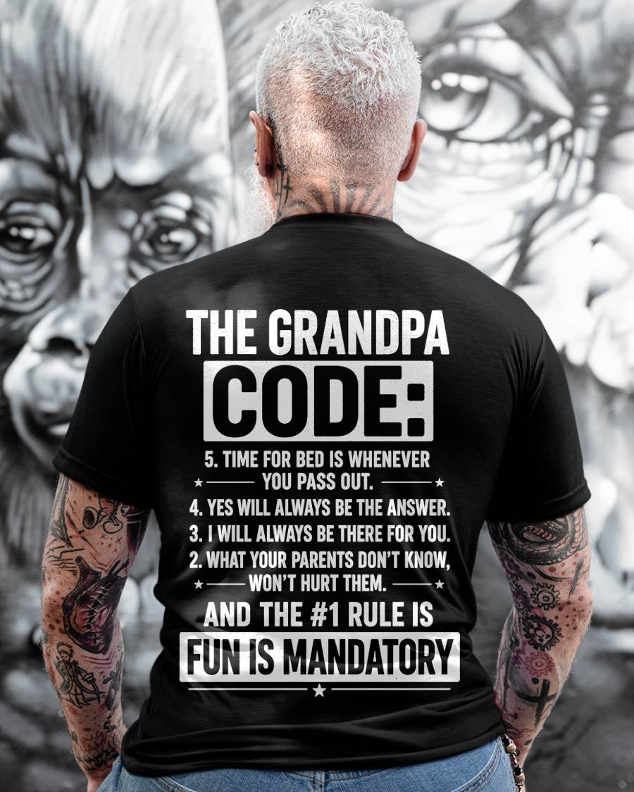 T SHIRT- GIFT FROM GRANDPA -NIKI (SKU2605-385)