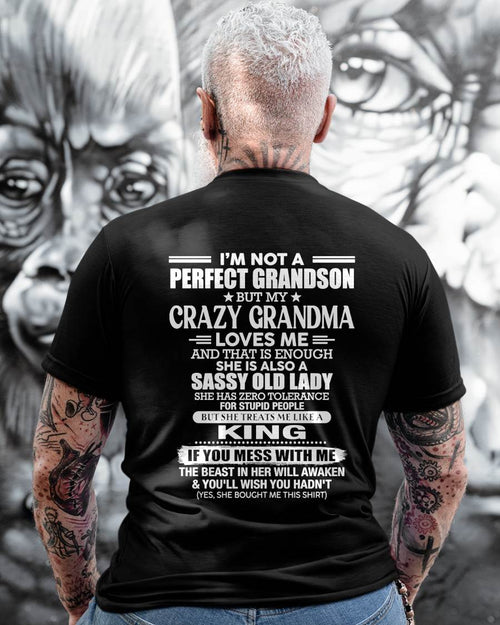 I AM NOT A PERFECT GRANDSON - GIFT FROM GRANDMA -NIKI00 - (SKU2607-191-00)