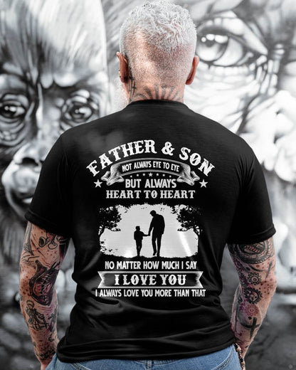 FATHER & SON - T SHIRT- GIFT FROM DAD -NIKI00 (SKU2606-130)