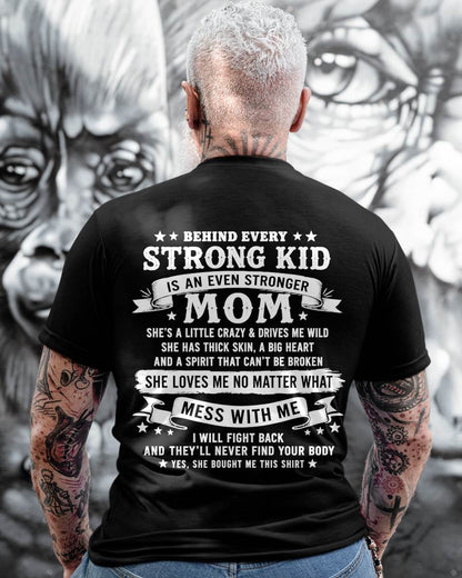 BEHIND EVERY STRONG KID IS AN EVEN STRONGER MOM - GIFT FROM MOM -NIKI00 - (SKU2608-281-00)