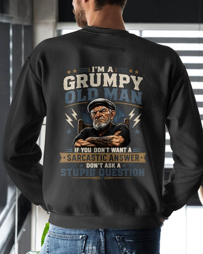 I'M A GRUMPY OLD MAN - T SHIRT- GIFT FOR MEN -NIKI (SKU2607-336)