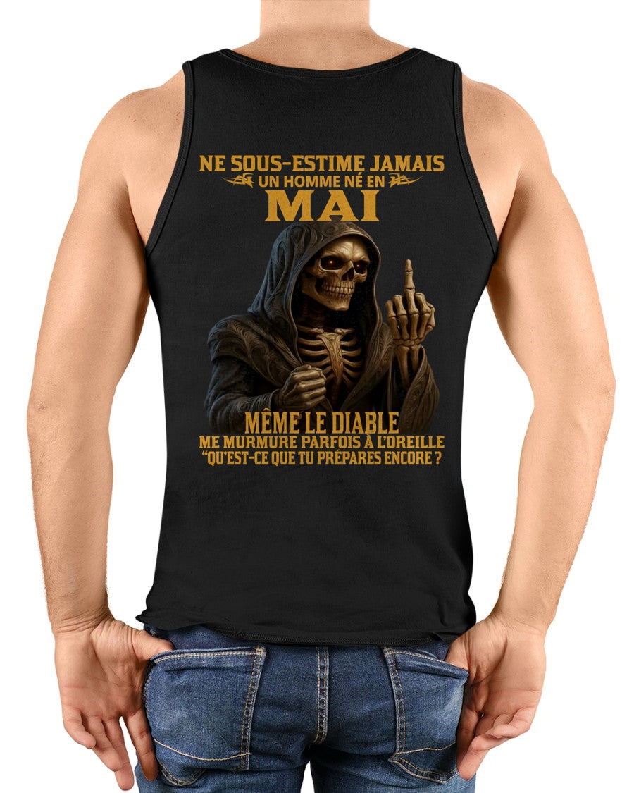NE SOUS-ESTIME JAMAIS UN HOMME NÉ EN MAI Fr05 KATE05 male (SKU12-305-05)