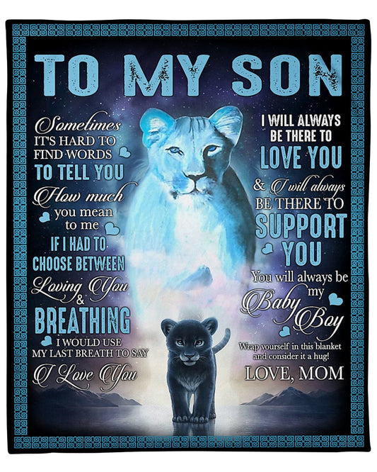 Perfect Gift For Son - from mom blanket (SKUB06-84)