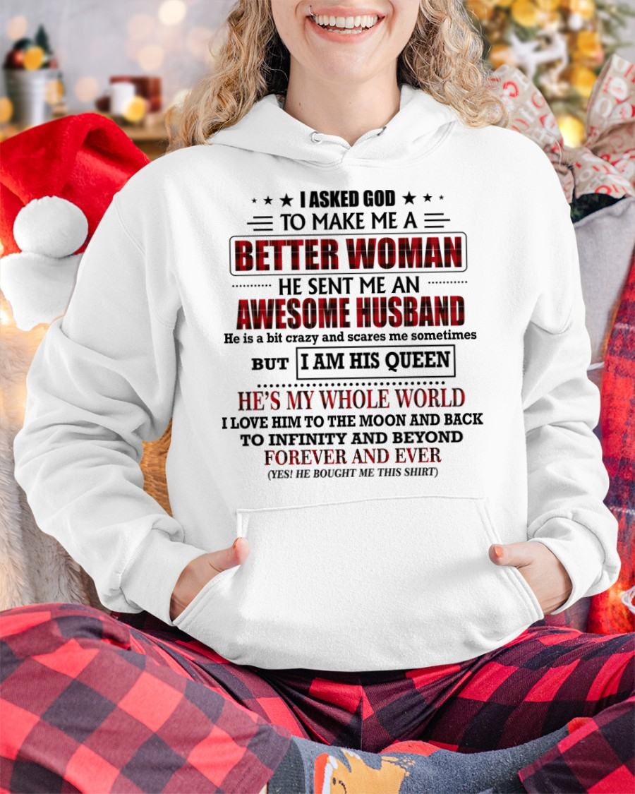 GOD SENT ME AN AWESOME HUSBAND - GIFT FROM HUSBAND - KATE00 (SKU12-321-00)
