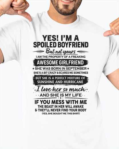 SEPTEMBER - I'M A SPOILED BOYFRIEND - GIFT FROM WIFE/GIRLFRIEND - NIKI09 (SKU26T-01250-09)