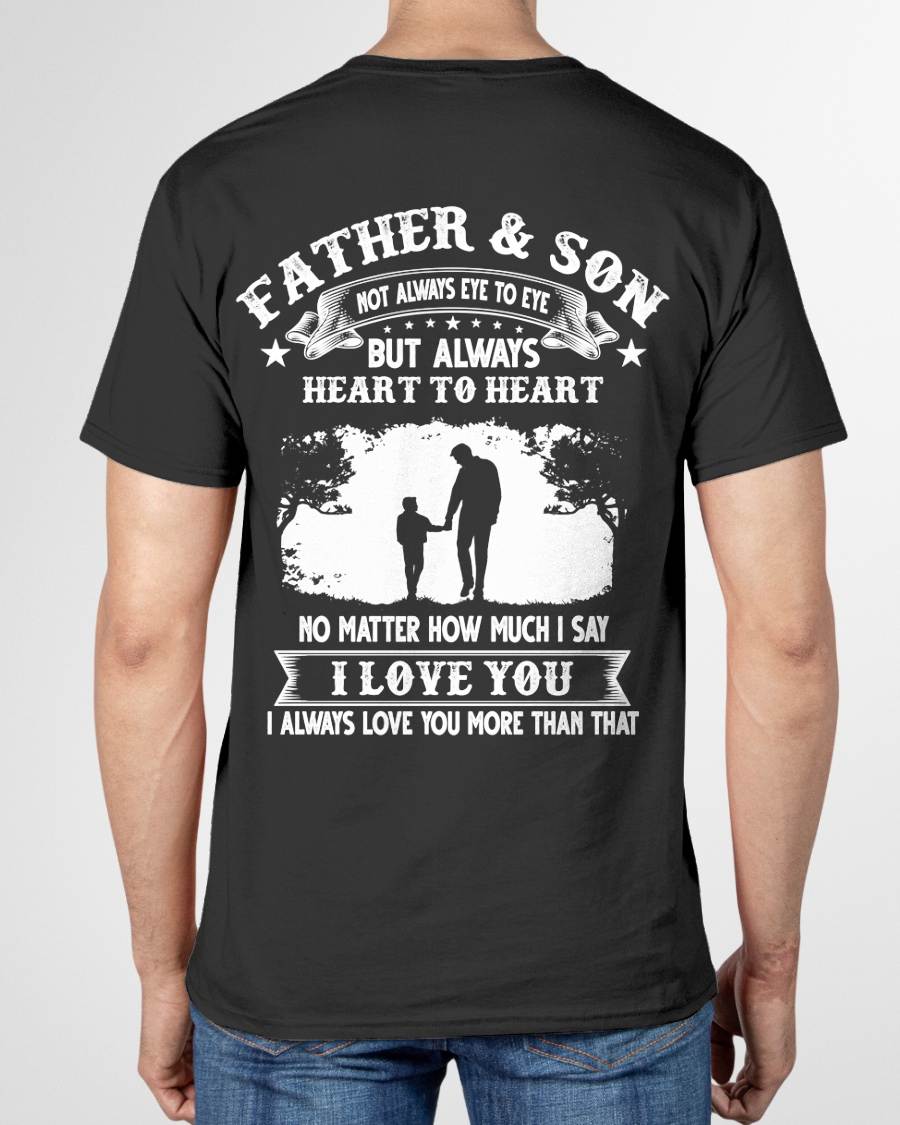 FATHER & SON - T SHIRT- GIFT FROM DAD -NIKI00 (SKU2606-130)