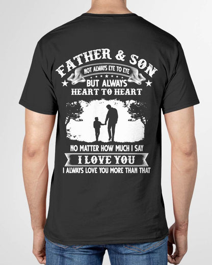 FATHER & SON - T SHIRT- GIFT FROM DAD -NIKI00 (SKU2606-130)