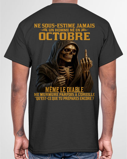 NE SOUS-ESTIME JAMAIS UN HOMME NÉ EN OCTOBRE Fr10 KATE10 male (SKU12-305-10)