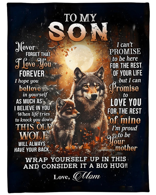 Special Gift For Your Son Blanket - From Mom FULL (SKUB12-67)