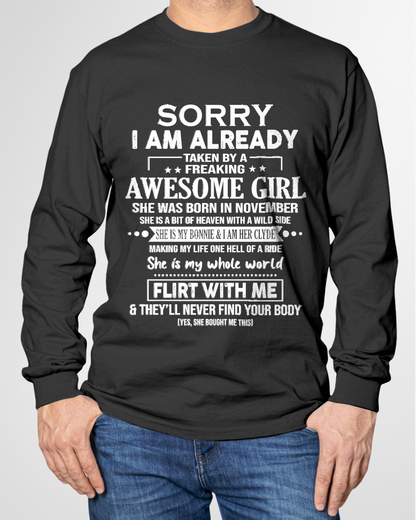 NOVEMBER – She Is My Bonnie And I Am Her Clyde – FROM WIFE TO HUSBAND – KATE11 (SKU26T-01-61-11)