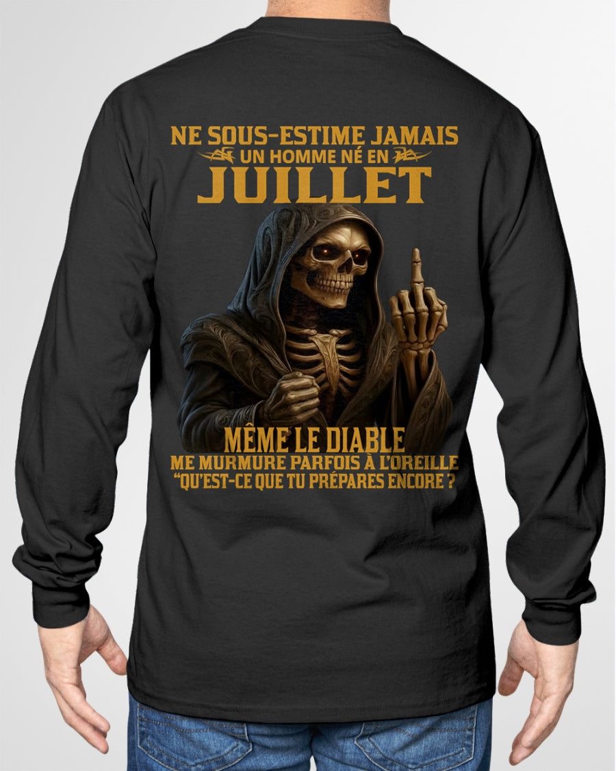 NE SOUS-ESTIME JAMAIS UN HOMME NÉ EN JUILLET Fr07 KATE07 male (SKU12-305-07)