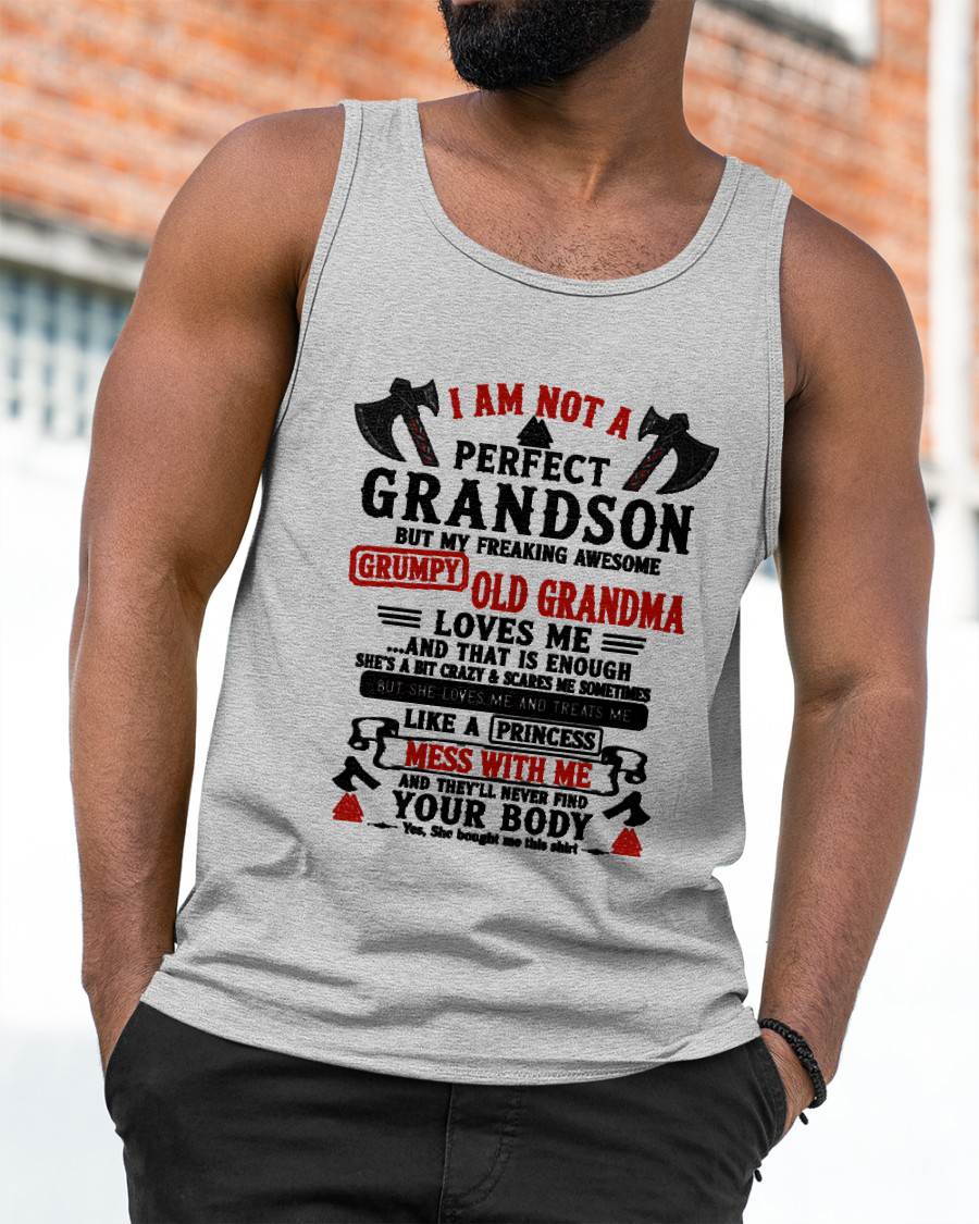 I AM NOT A PERFECT GRANDSON  - GIFT FROM GRANDMA -NIKI00 - (SKU2606-380-00)