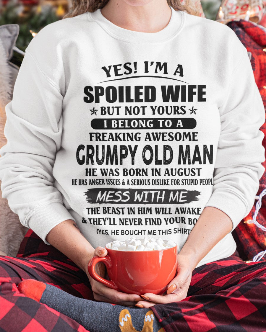 Grumpy Old Man August – Perfect gift for your wife – KATE08 (SKU08-63-08)