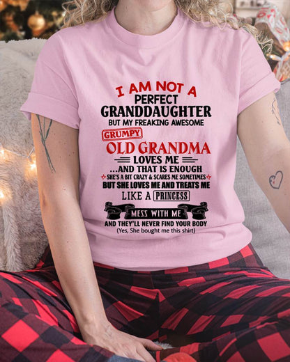 I AM NOT A PERFECT GRANDDAUGHTER  - GIFT FROM GRANDMA -NIKI00 - (SKU2606-381-00)