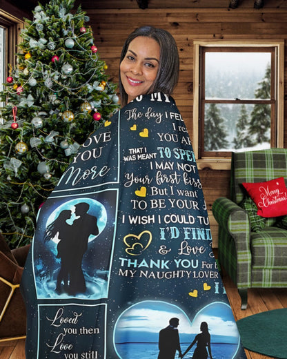 Special Gift For Your Husband Blanket - From Wife (SKU-CHAU-B12) FULL