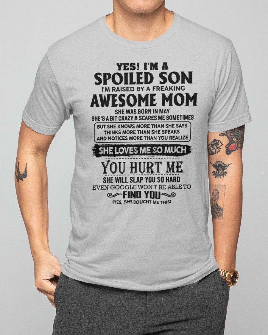 May - Awesome Mom - Perfect Gift For Son From Mom - KATE05 (SKU-SPW-05)