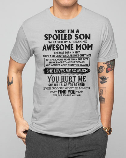 May - Awesome Mom - Perfect Gift For Son From Mom - KATE05 (SKU-SPW-05)