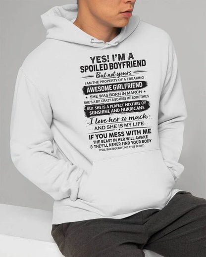 MARCH- I'M A SPOILED BOYFRIEND - GIFT FROM WIFE/GIRLFRIEND - NIKI03 (SKU26T-01250-03)