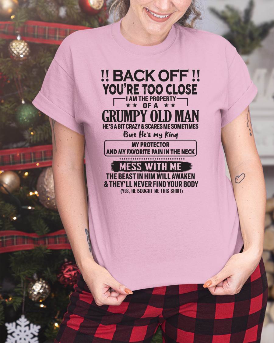 TO MY WIFE - BACK OFF T-SHIRT - GIFT FOR WIFE - NIKI00 (SKU10-99-00)