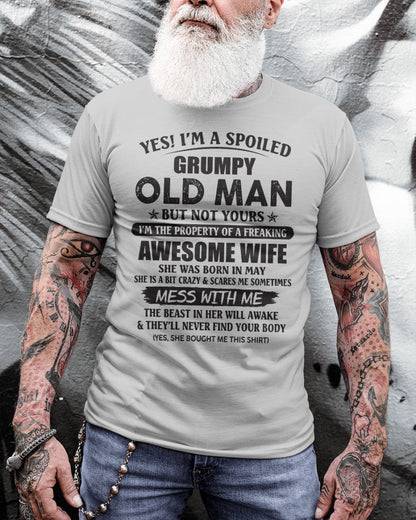 Awesome wife May - Perfect gift for your husband - KATE05 (SKU96-68-05)