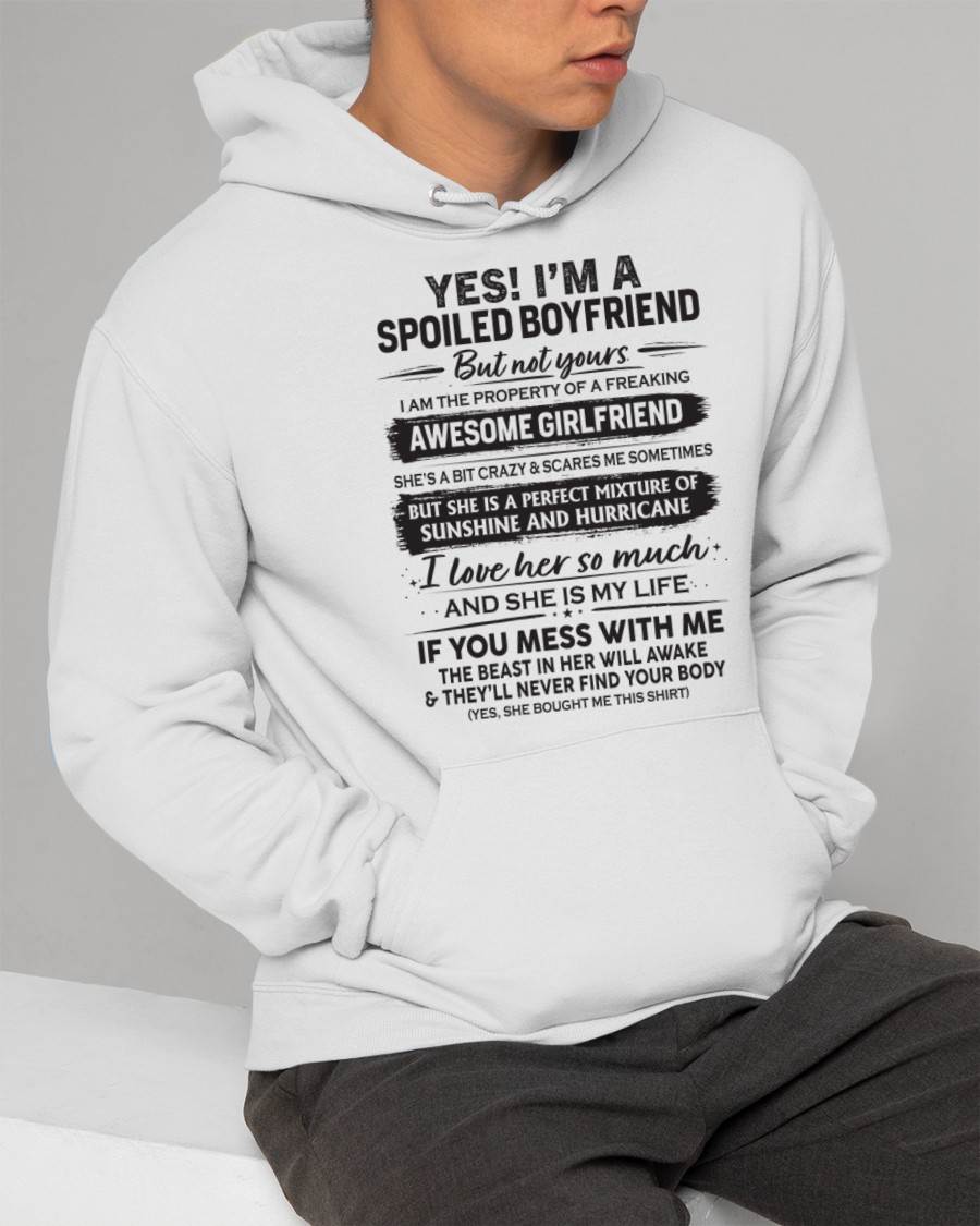 I'M A SPOILED BOYFRIEND - GIFT FROM WIFE/GIRLFRIEND - NIKI00 (SKU26T-01250-00)
