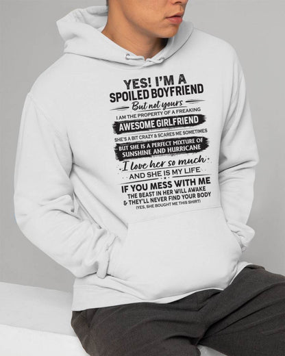 I'M A SPOILED BOYFRIEND - GIFT FROM WIFE/GIRLFRIEND - NIKI00 (SKU26T-01250-00)