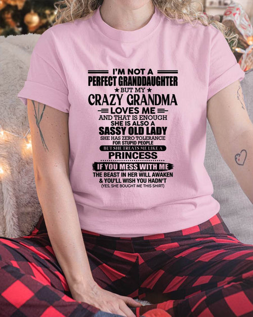 I AM NOT A PERFECT GRANDDAUGHTER  - GIFT FROM GRANDMA -NIKI00 - (SKU2607-189-00)