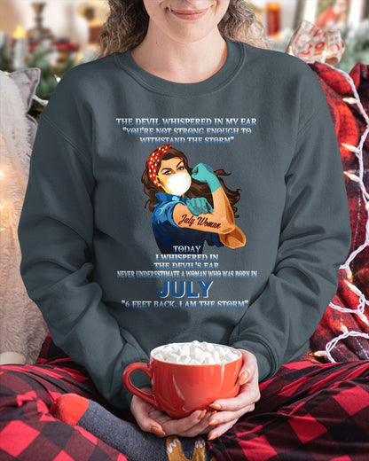 Never Underestimate A Woman Born In July – July Woman “I Am The Storm” - FMA / KATE07 (SKU12-322-07)