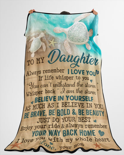 Special Gift For Your Daughter Blanket - From Mom