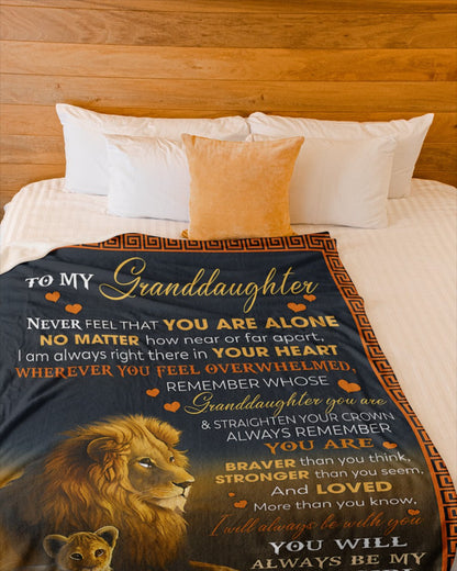 Special Gift For Your Granddaughter Blanket - From Grandpa (SKUB11-121)