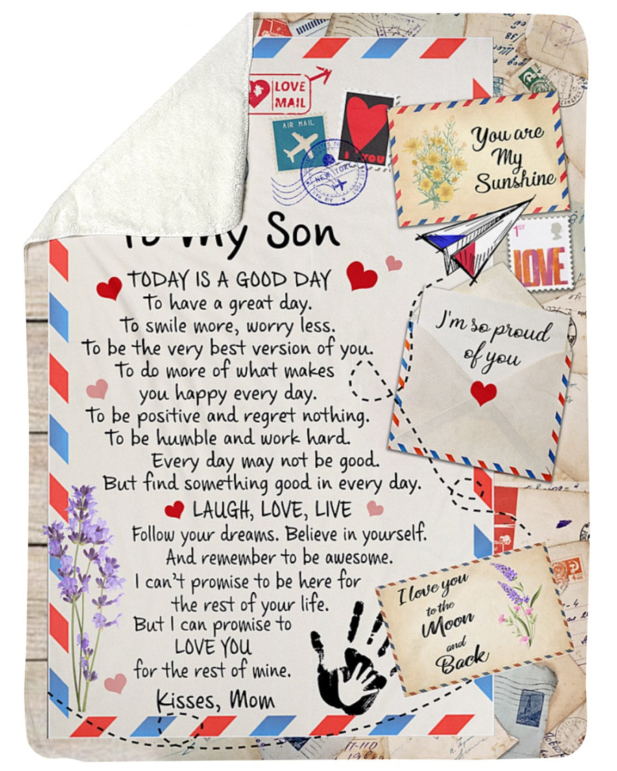 Special Gift For Your Son Blanket - From Mom